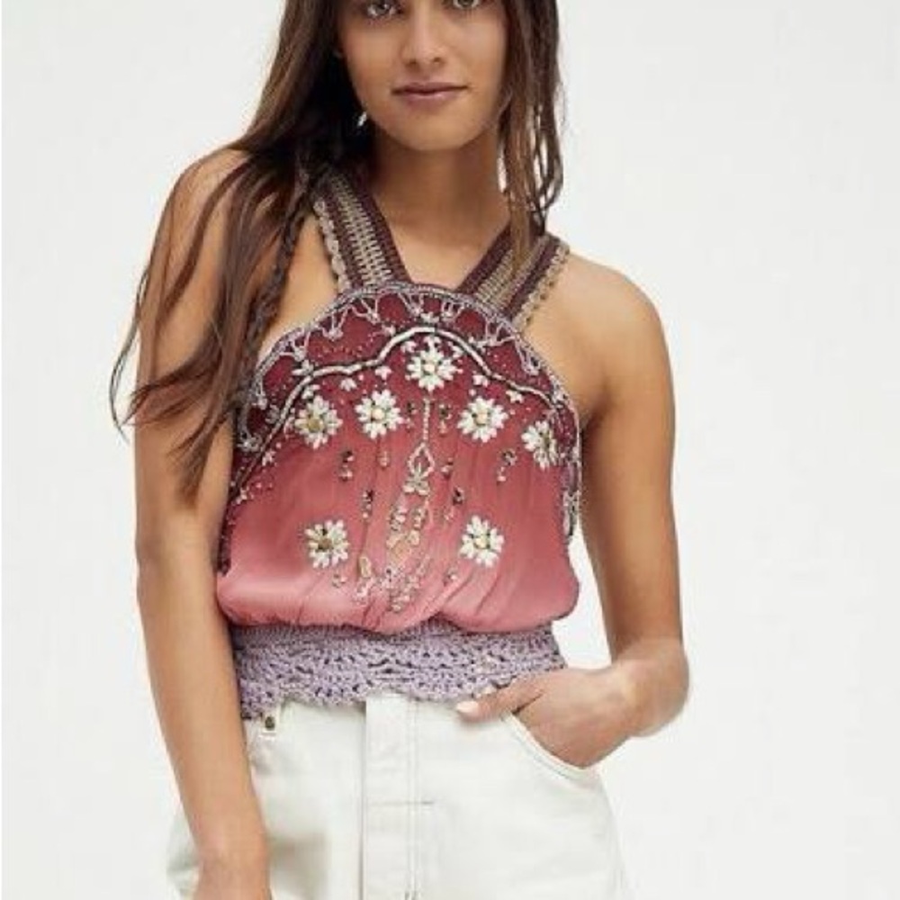 NWT Free People Hi There Halter in Medium